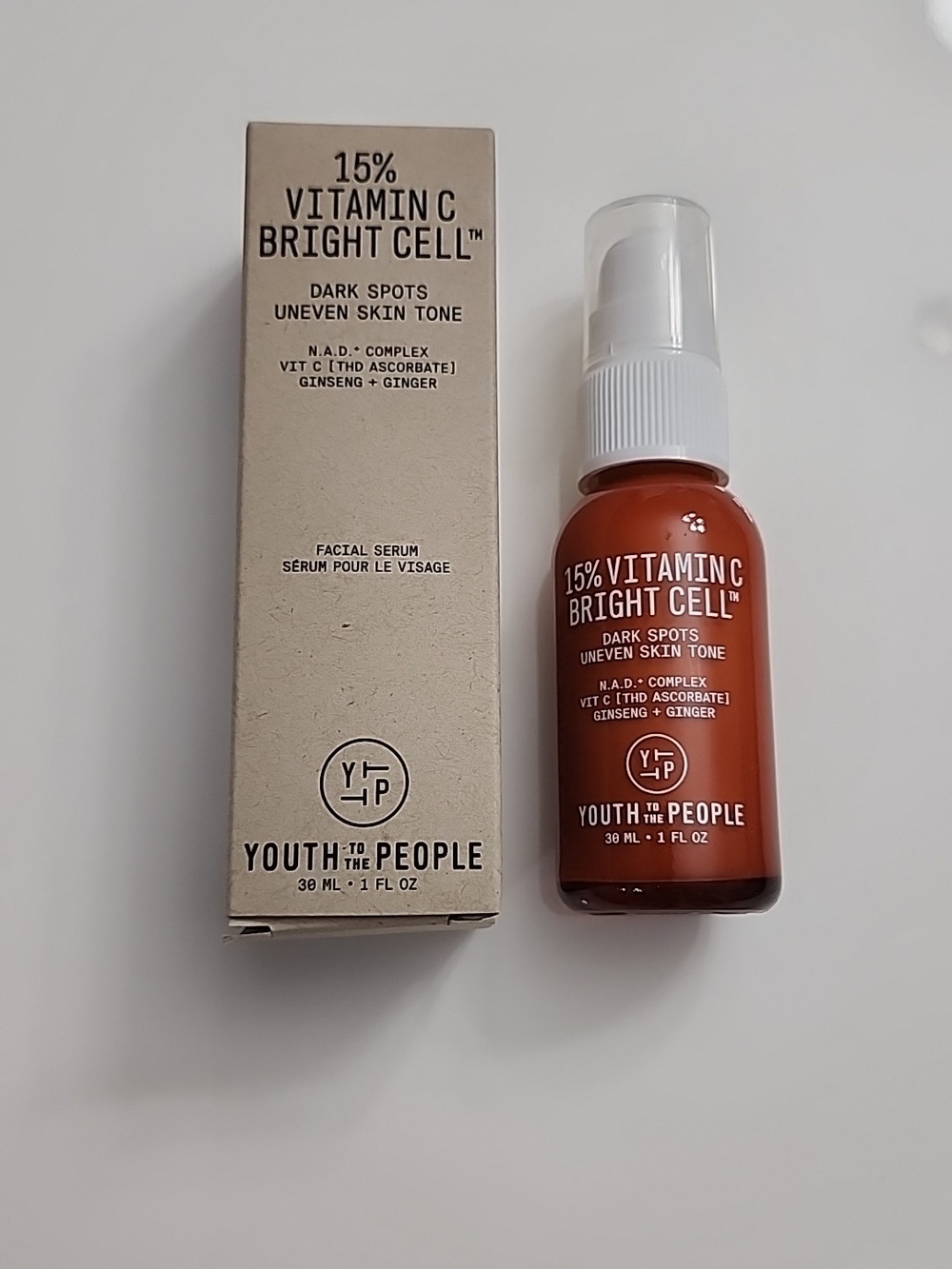 Youth To The People YTTP 15% Vitamin C Bright Cell Serum NWT